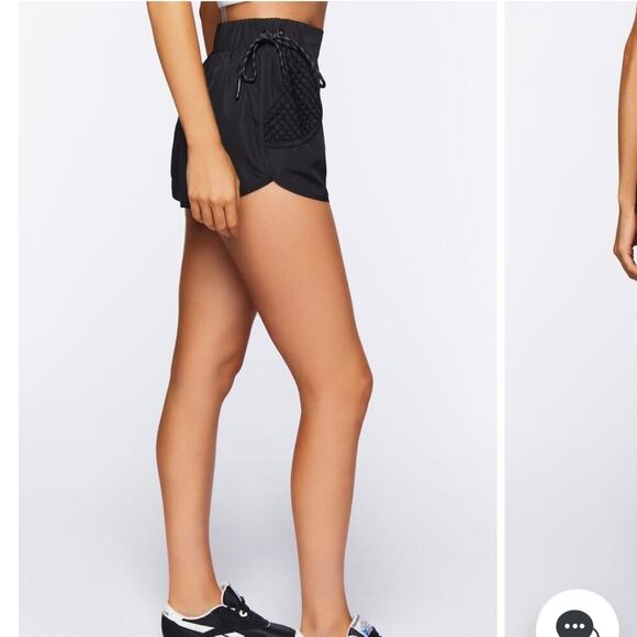 Forever 21 Active Netted Tulip-Hem Shorts - Picture 4 of 9